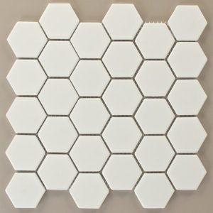Baz 2" Hexagon White